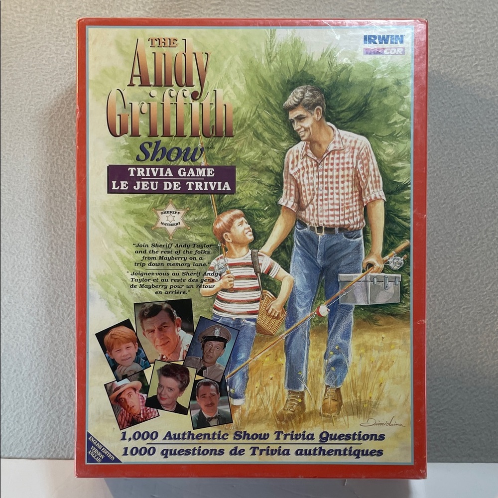 The Andy Griffith Show Trivia Game NEW Sealed! 1998